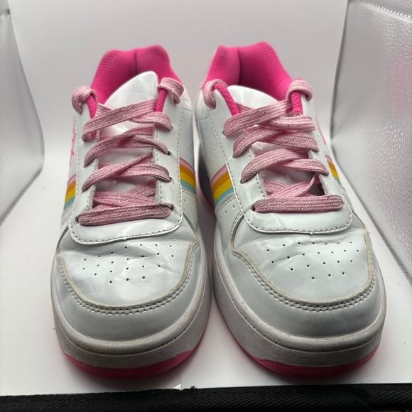 Heelys Other - Heelys Kama HKC White Rainbow Pink Skate Shoes Girls Youth 3 Womens 4 H016-0128